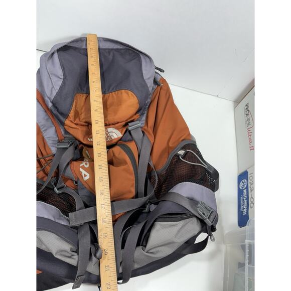 The North Face Terra 55 Camping Trail Hiking Backpack Youth‎ - Orange Gray - Picture 7 of 13